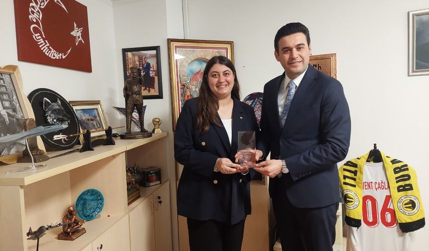 Gordion Haber Ajansı Dr. Levent Çağlancı'yı Ziyaret Etti