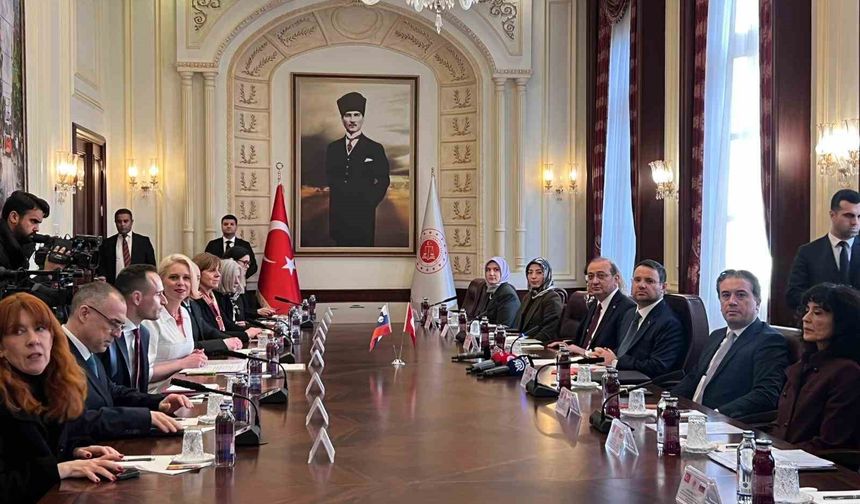 Adalet Bakanı Gürlek, Slovenya Ulusal Meclis Başkanı Zupancic ile bir araya geldi