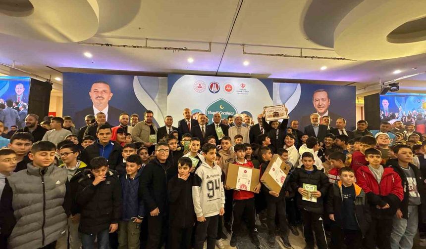 Ankara'da 'Haydi Çocuklar Camiye' projesinin ödül töreni gerçekleştirildi