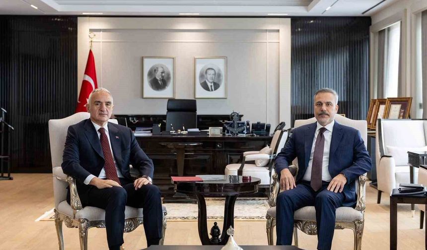 Bakan Fidan, Bakan Ersoy ile bir araya geldi