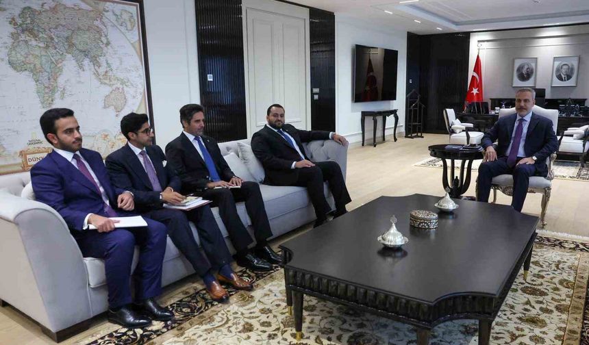 Bakan Fidan, Katarlı mevkidaşı Al-Khulaifi ile bir araya geldi