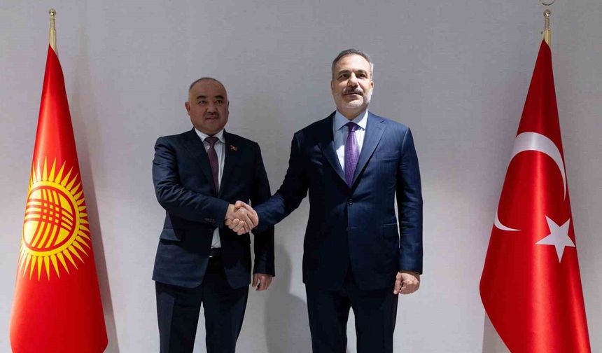 Bakan Fidan, Kırgızistan Yüksek Meclisi Başkanı Uulu ile görüştü
