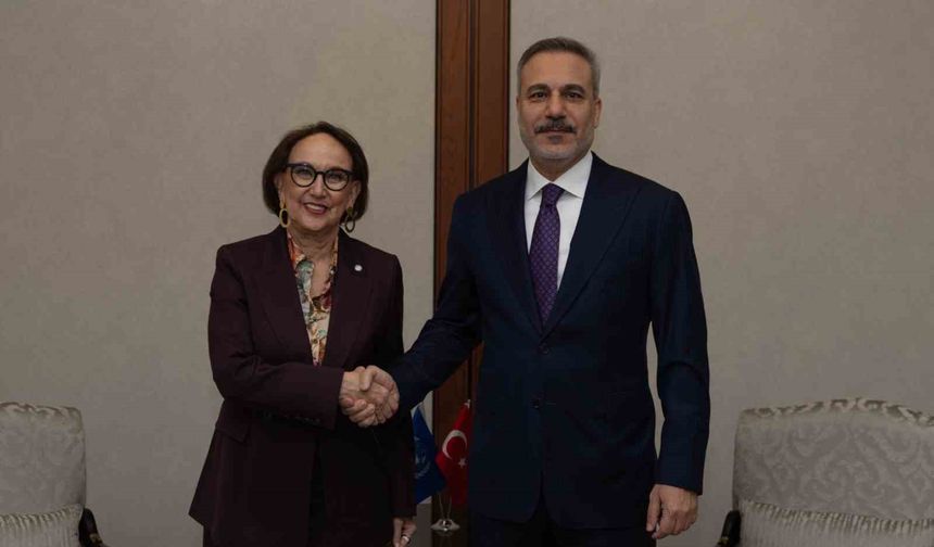 Bakan Fidan, UNCTAD Genel Sekreteri Grynspan'ı kabul etti
