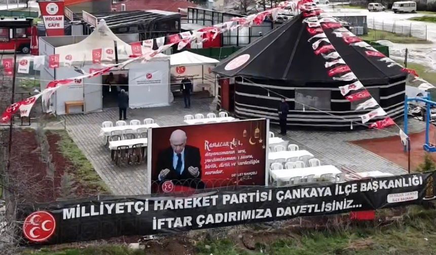 MHP Çankaya İlçe Başkanlığı 8'inci yılında iftar programlarına devam ediyor