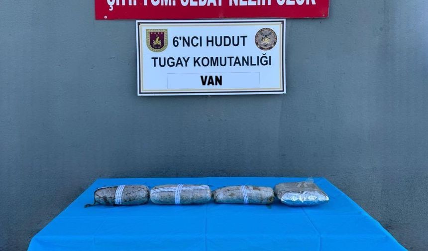 MSB, Van'da yürütülen operasyonlarda 5 kilogram uyuşturucu madde ele geçirildiğini duyurdu
