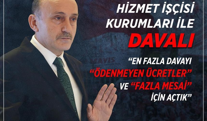 Sağlık ve sosyal hizmet işkolunda en fazla dava 'ödenmeyen ücretler' ve 'fazla mesai' için açıldı