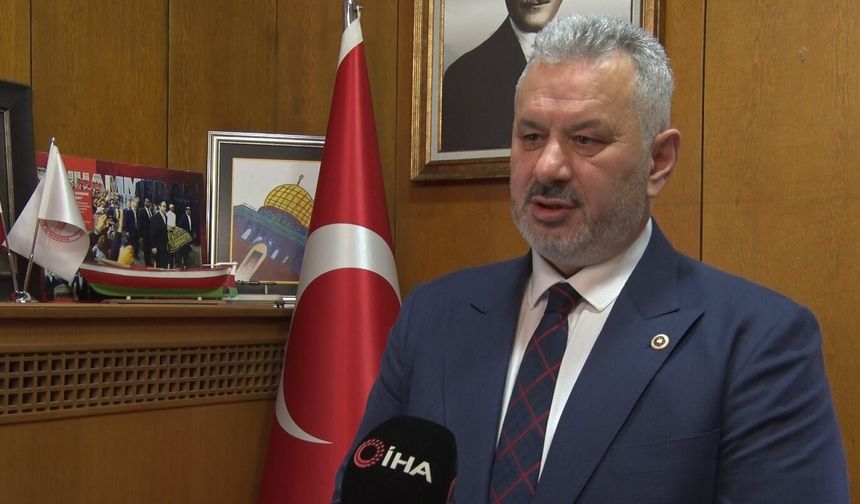 Türkiye-Filistin Parlamentolar Arası Dostluk Grubu Başkanı Turan: 'Ülkemizde İsrail'in yayılmacı politikalarının devam etmesine müsaade etmeyiz'