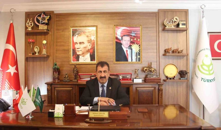 TÜRKYED Genel Başkanı Çelik: 'Hayvan sayımızdaki yüzde 5,4'lük artış memnuniyet vericidir'