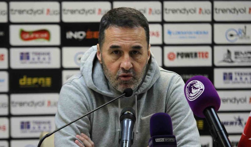 Yalçın Koşukavak: 'İlk yarı çok pozisyon harcadık'
