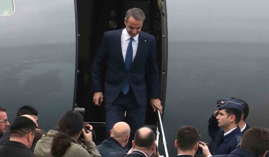 Yunanistan Başbakanı Miçotakis, Cumhurbaşkanı Erdoğan ile görüşmek üzere Ankara'da