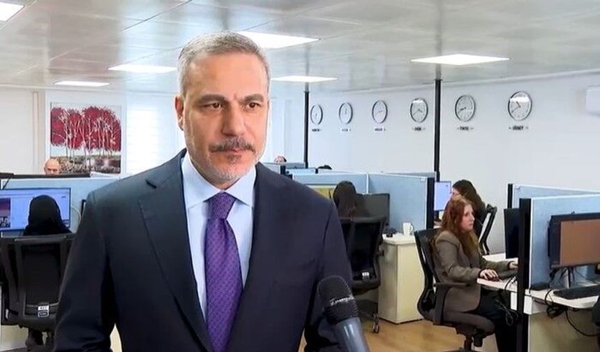 Bakan Fidan: 'Konsolosluk Çağrı Merkezinde dünyanın dört bir tarafında bulunan vatandaşlarımızın sorularına cevap verilmekte'