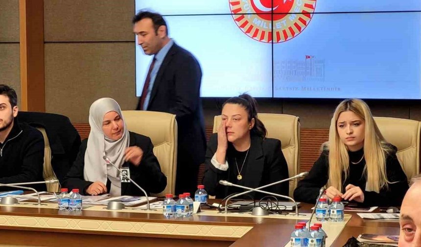 TBMM Suça Sürüklenen Çocuklara İlişkin Araştırma Komisyonu mağdur aileleri dinledi