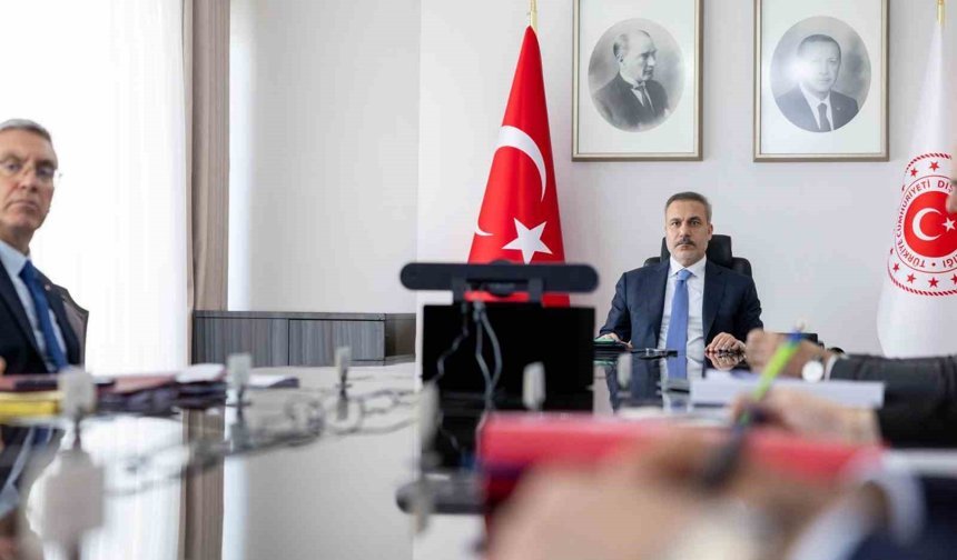 Bakan Fidan 'Hürmüz Boğazı'nda durum' konulu çevrimiçi toplantıya katıldı