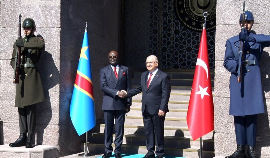 Bakan Güler, Kongo Demokratik Cumhuriyeti Cumhurbaşkanı Yardımcısı Muadiamvita ile görüştü