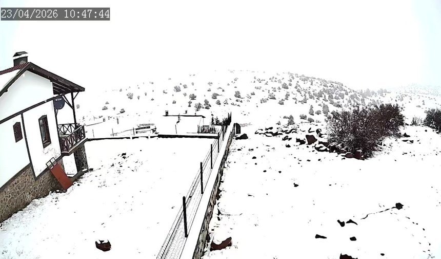 Başkentin yüksek kesimlerinde kar yağışı etkili oldu