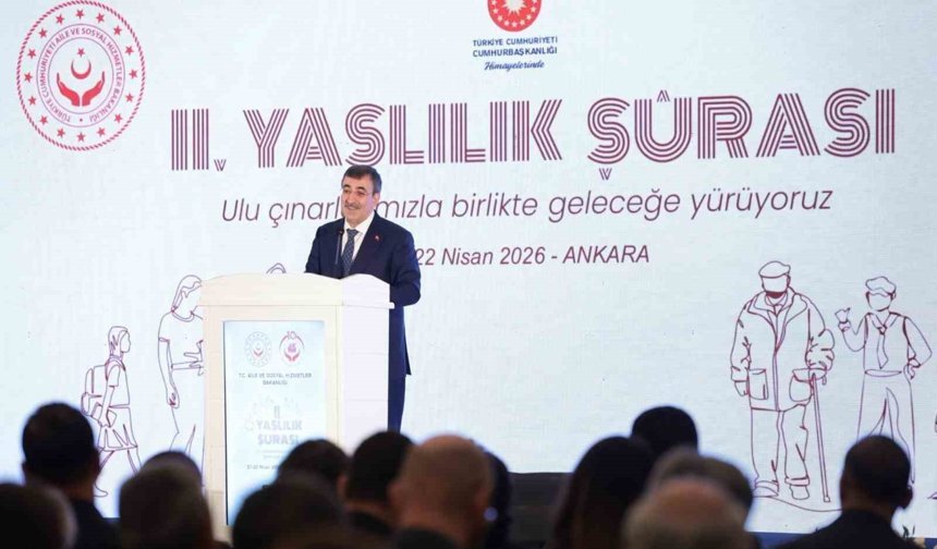 Cumhurbaşkanı Yardımcısı Yılmaz: ''Uzun Süreli Bakım Sigortası' sisteminin hayata geçirilmesine yönelik çalışmaları sürdürüyoruz'