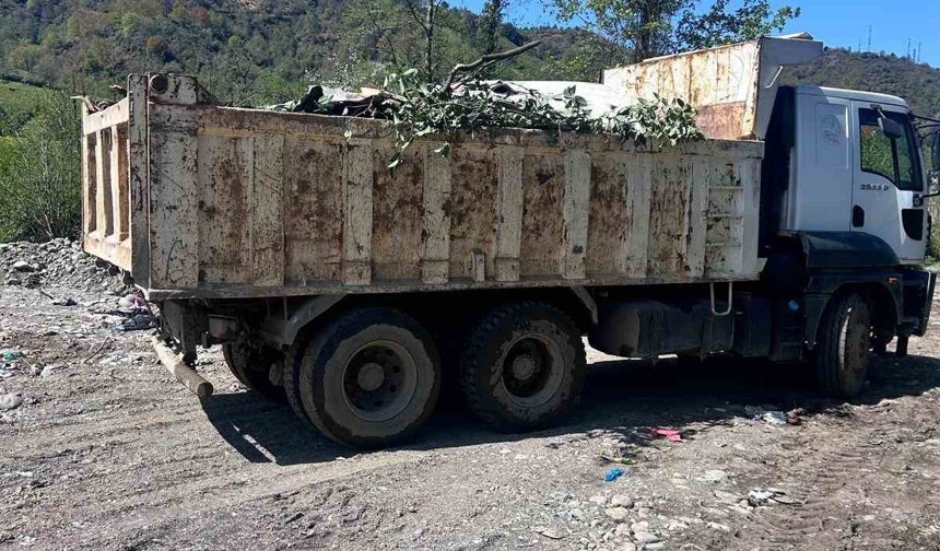 Rize'de açık alana çöp döken Fındıklı Belediyesine 2.3 milyon lira ceza