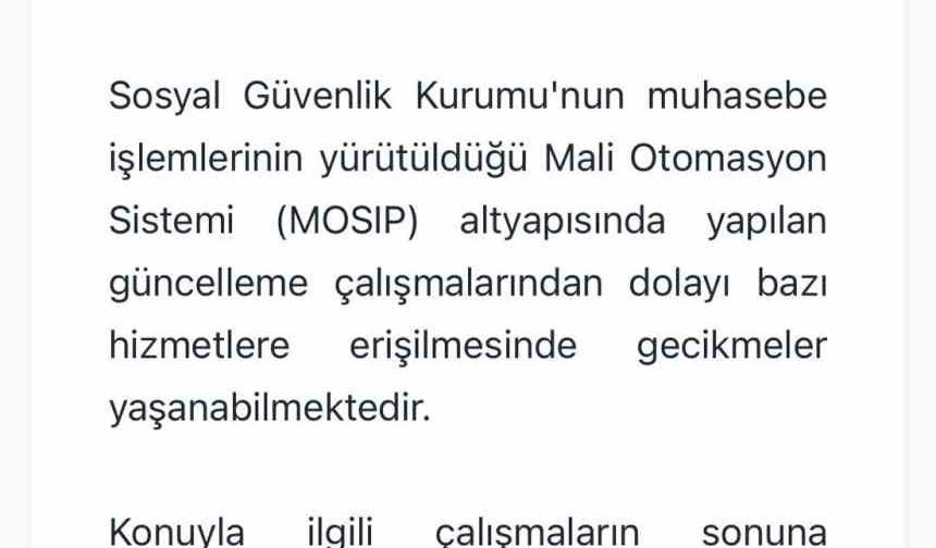 SGK bilgisayar sistemindeki arıza sebebiyle borçların son ödeme tarihini uzattı