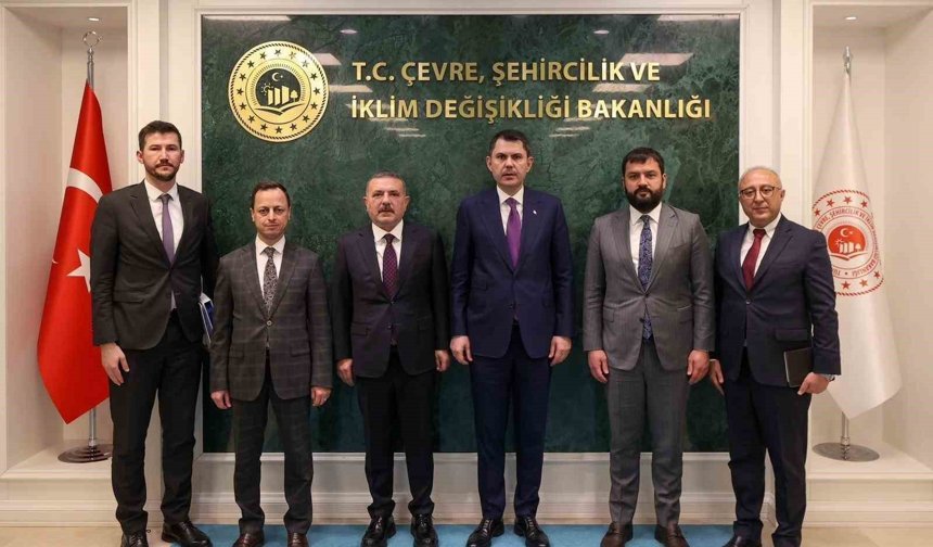 Sincan Belediye Başkanı Ercan, Bakan Kurum ile görüşme gerçekleştirdi