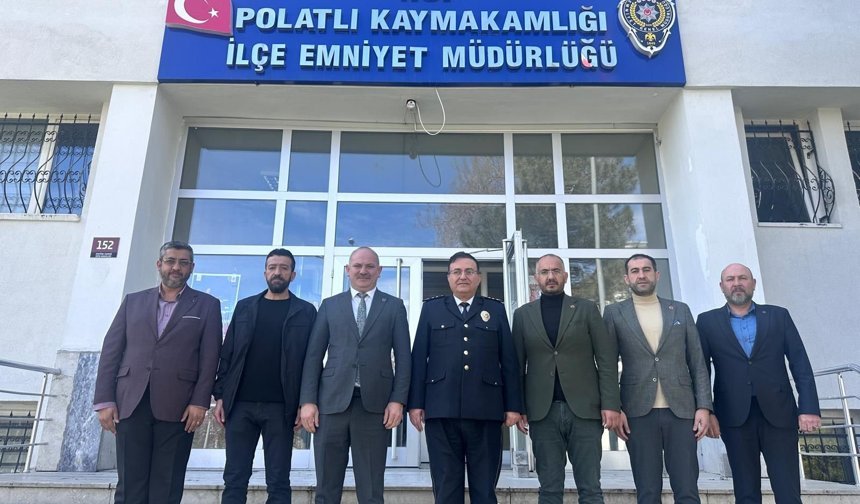 MHP Polatlı İlçe Başkanlığı’ndan Polis Haftası Ziyareti