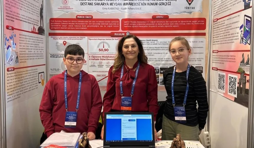 Sakarya’nın İzinde Bilimsel Başarı: Öğrencilerden Örnek Proje