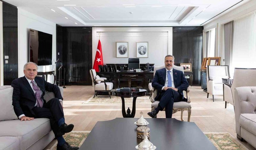 Bakan Fidan, BM Genel Sekreterinin Ortadoğu'daki Çatışma ve Sonuçları Konusunda Şahsi Temsilcisi Arnault'u kabul etti