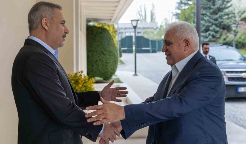 Bakan Fidan, Haşdi Şabi Komisyonu Başkanı el-Feyyad ile bir araya geldi