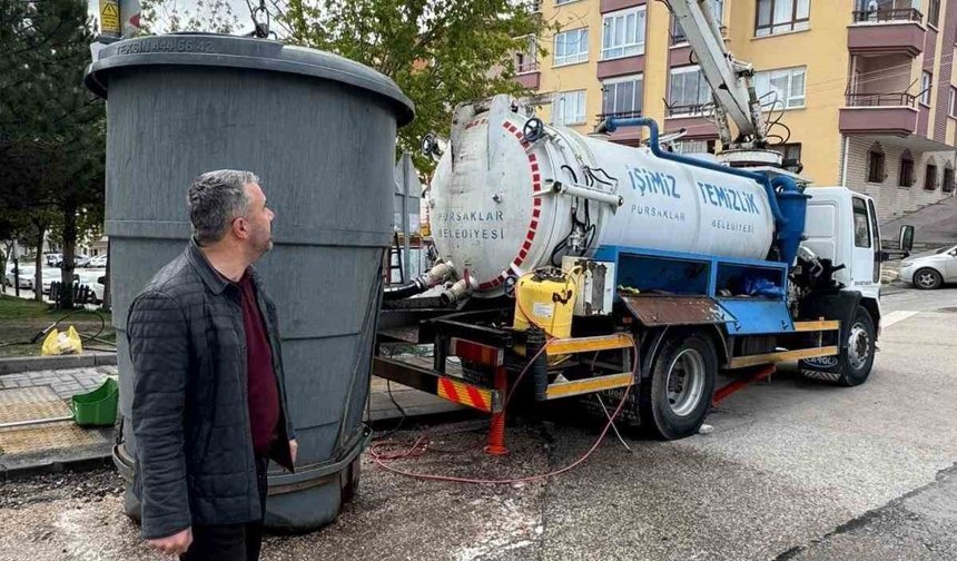 Pursaklar'da sistemli temizlik çalışmaları devam ediyor