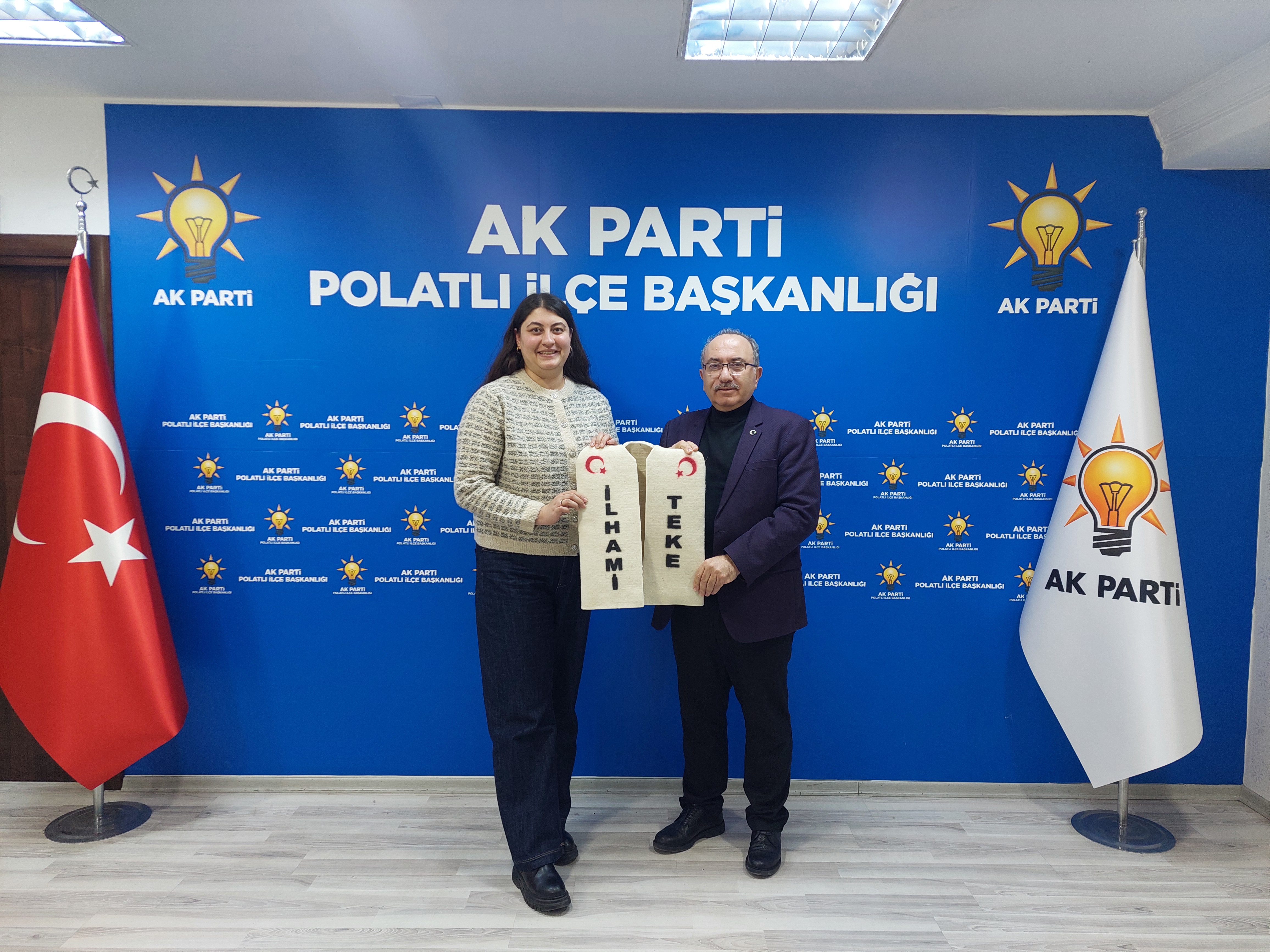 Gordion Haber'den AK Parti Polatlı İlçe Başkanı İlhami Teke’ye Ziyaret