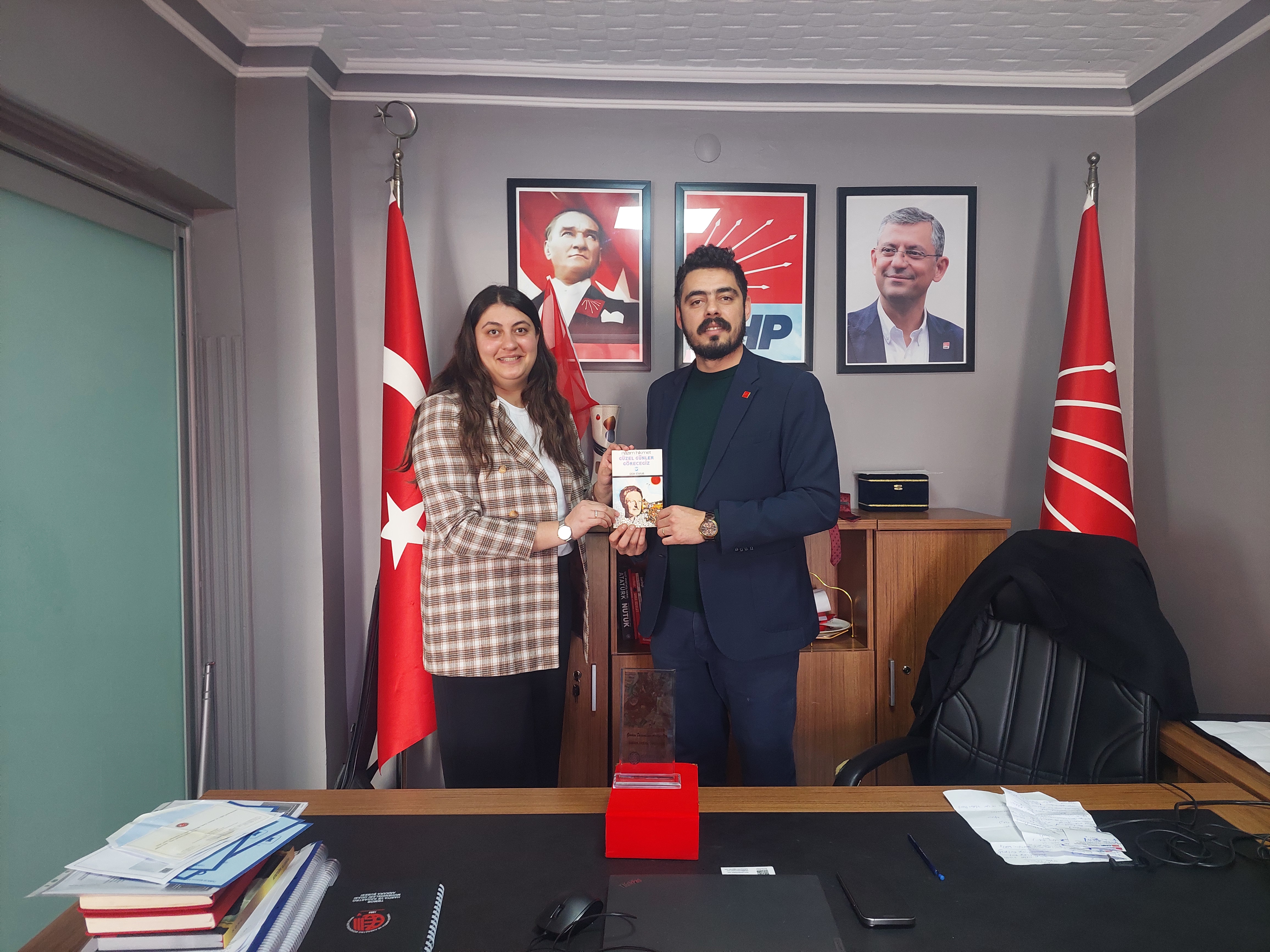 Gordion Haber Ajansı CHP Polatlı İlçe Başkanı Melih Çınar'ı Ziyaret Etti