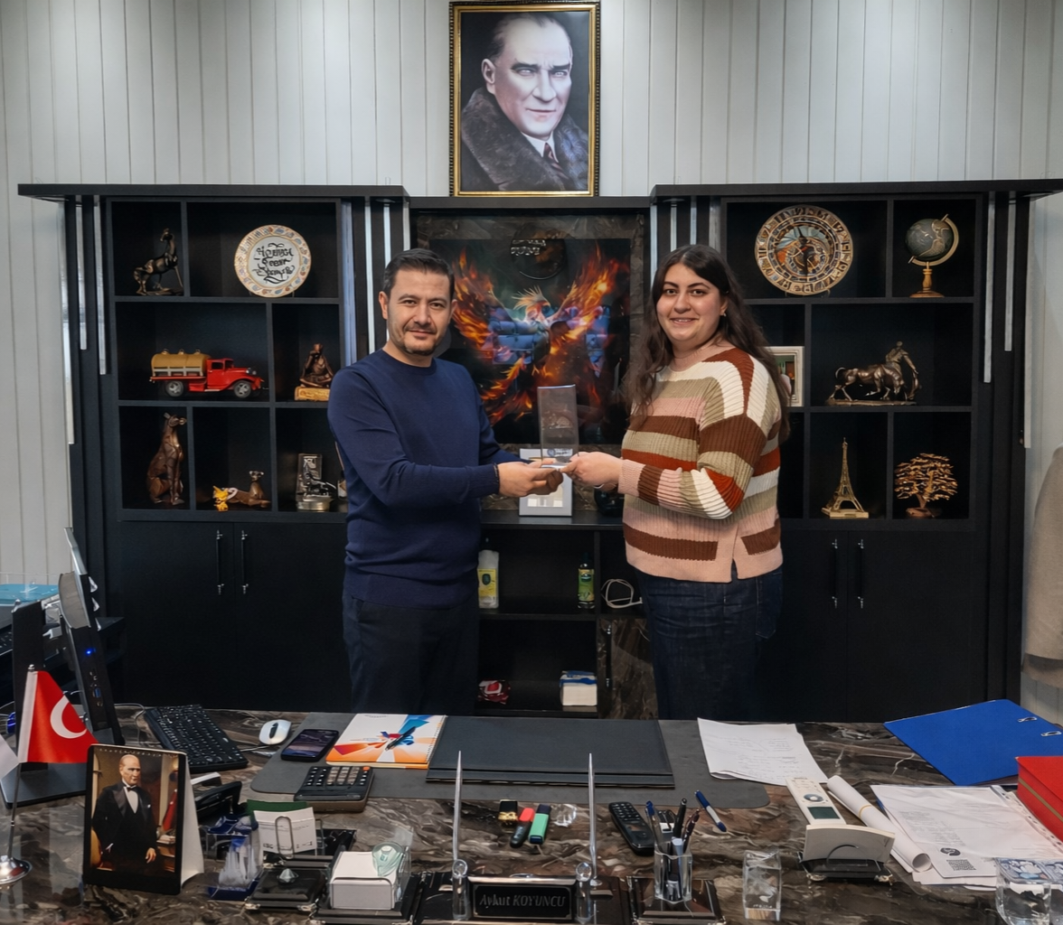 Gordion Haber Ajansı’ndan Genç İş İnsanı Aykut Koyuncu’ya Ziyaret