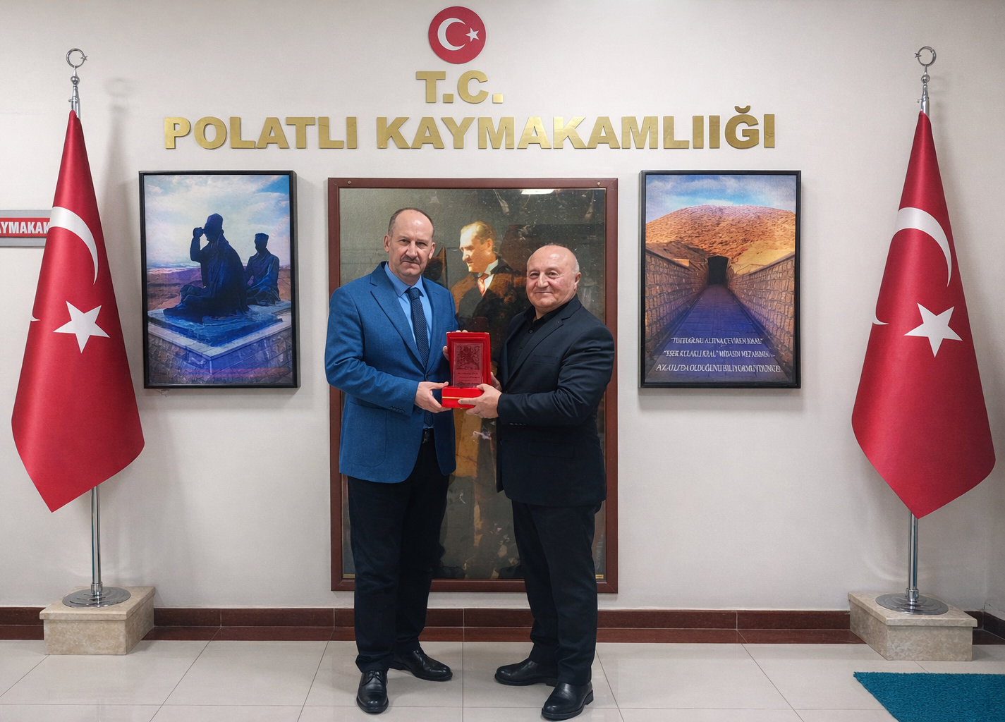 Gordion Haber'den Polatlı Kaymakamı Atilla Kantay’a Ziyaret