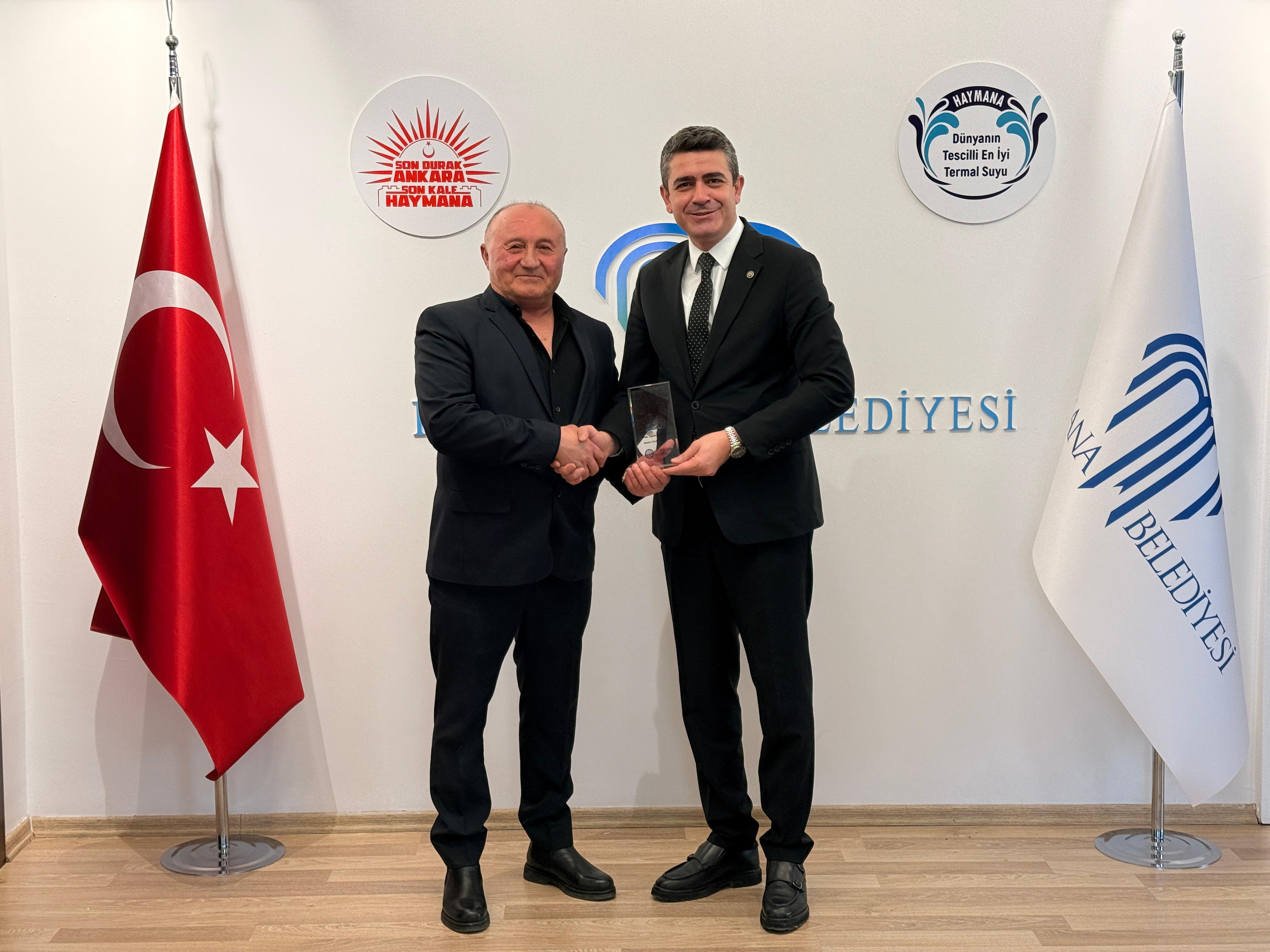 Gordion Haber'den Haymana Belediye Başkanı Levent Koç’a Ziyaret