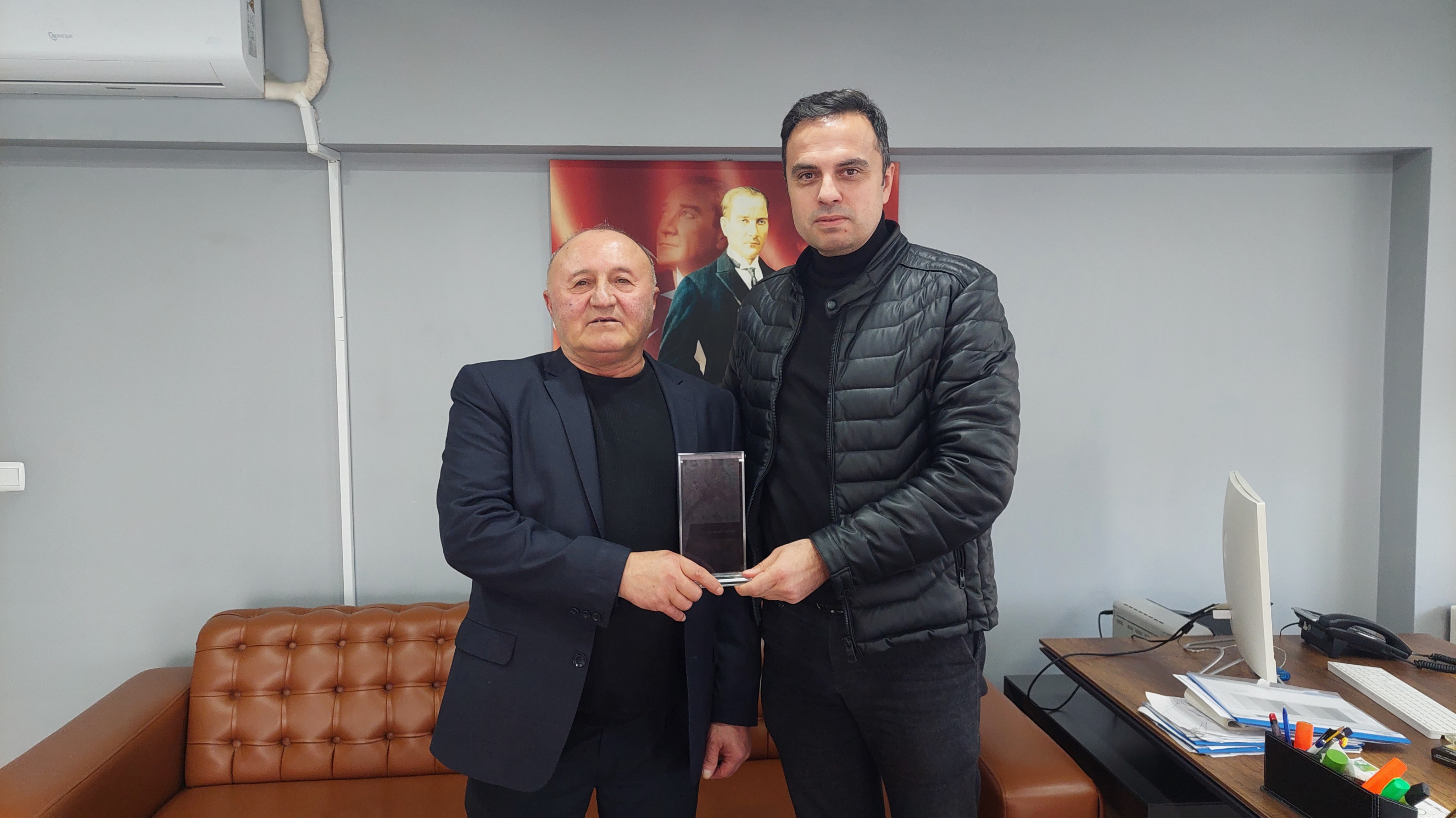 Gordion Haber Ajansı Abdullah Soytürk'ü Ziyaret Etti