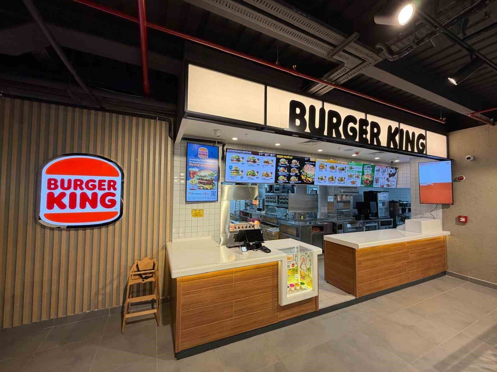 Burger King'in yeni restoranı Çankaya'da açıldı