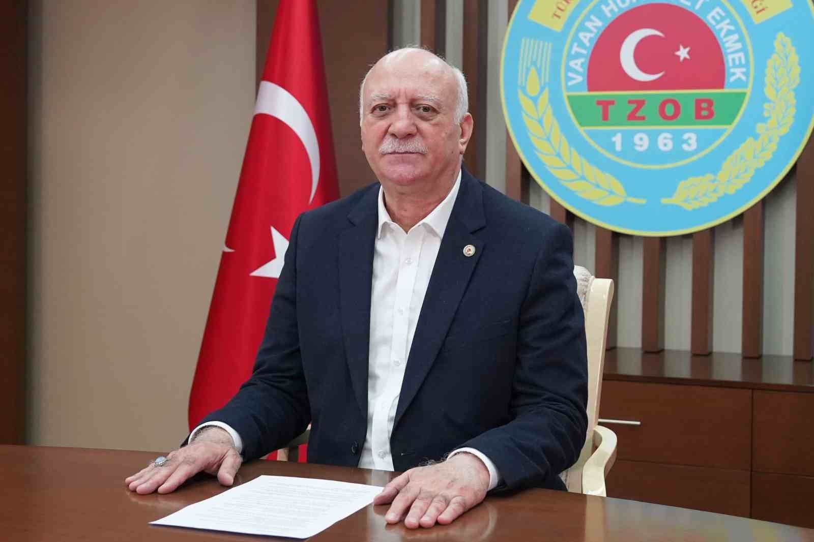 TZOB Genel Başkanı Bayraktar: 'Mazotun fiyatı savaşın ardından yüzde 22,3 oranında artarak 75 lira 12 kuruşa yükseldi'