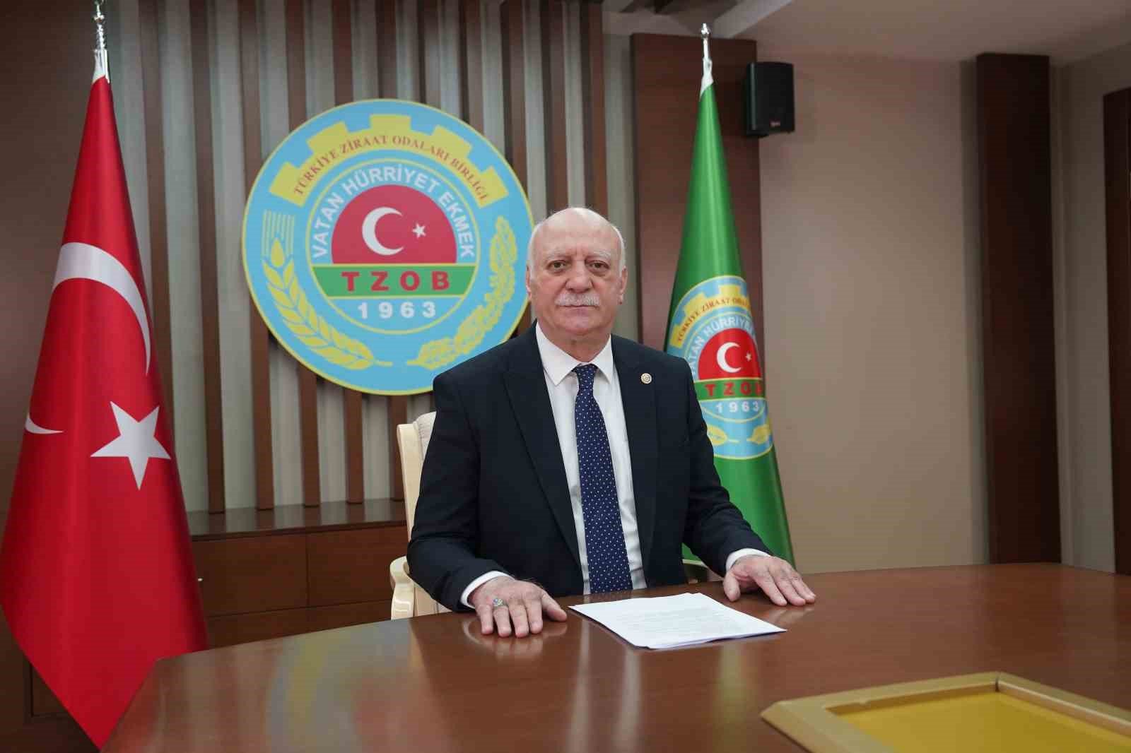 TZOB Genel Başkanı Bayraktar: 'Tüm çiftçilerimizin 23 Mart Dünya Meteoroloji Günü'nü kutluyorum'