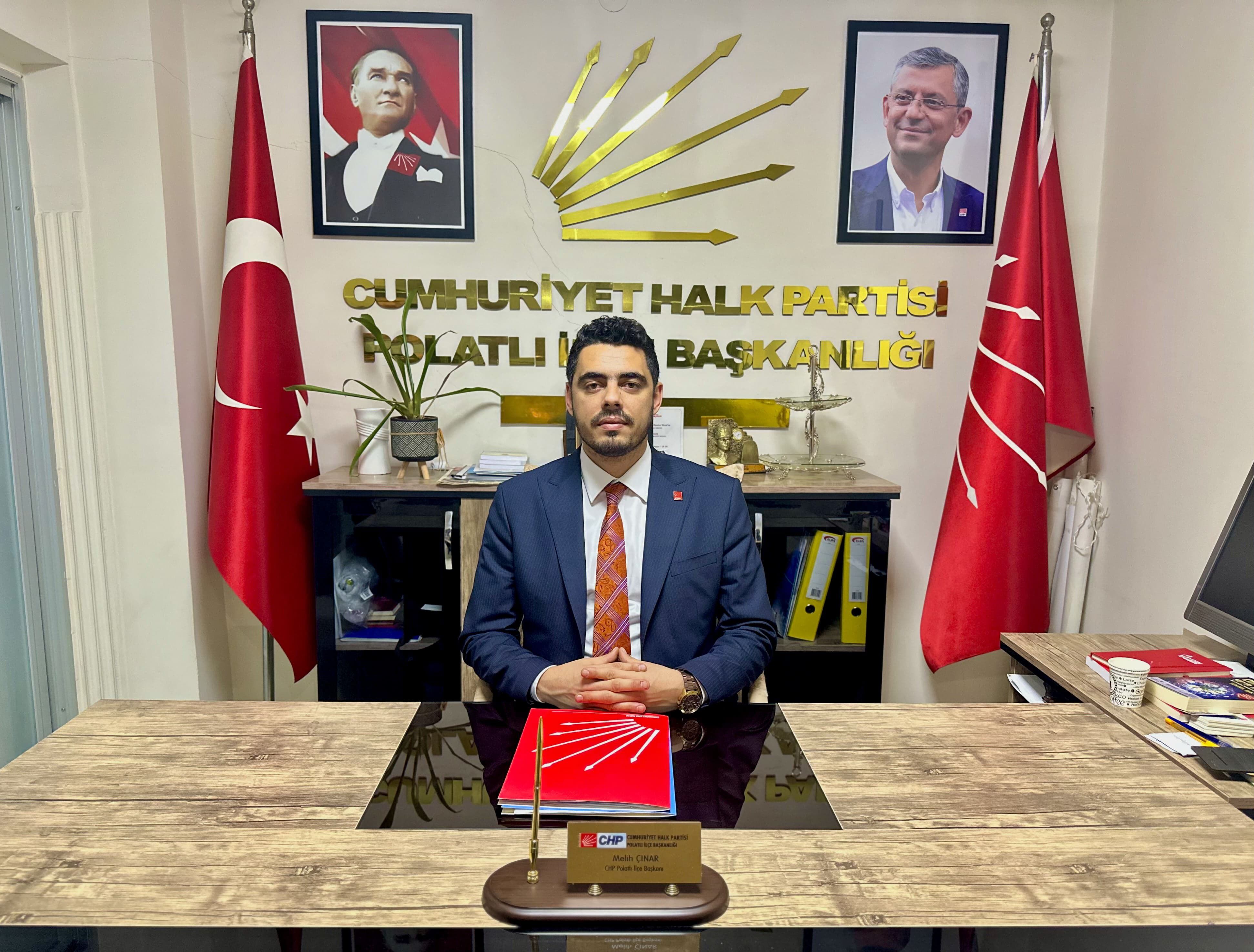 CHP Polatlı İlçe Başkanı Melih Çınar 8 Mart Dünya Kadınlar Günü'nü Kutladı