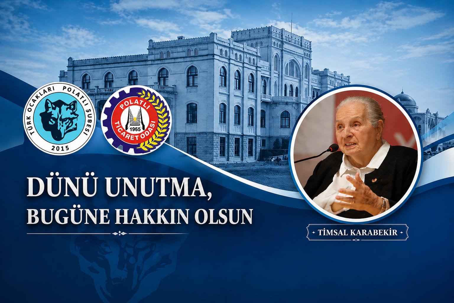 Hafızanın İzinde Bir Buluşma: Timsal Karabekir Polatlı’ya Geliyor