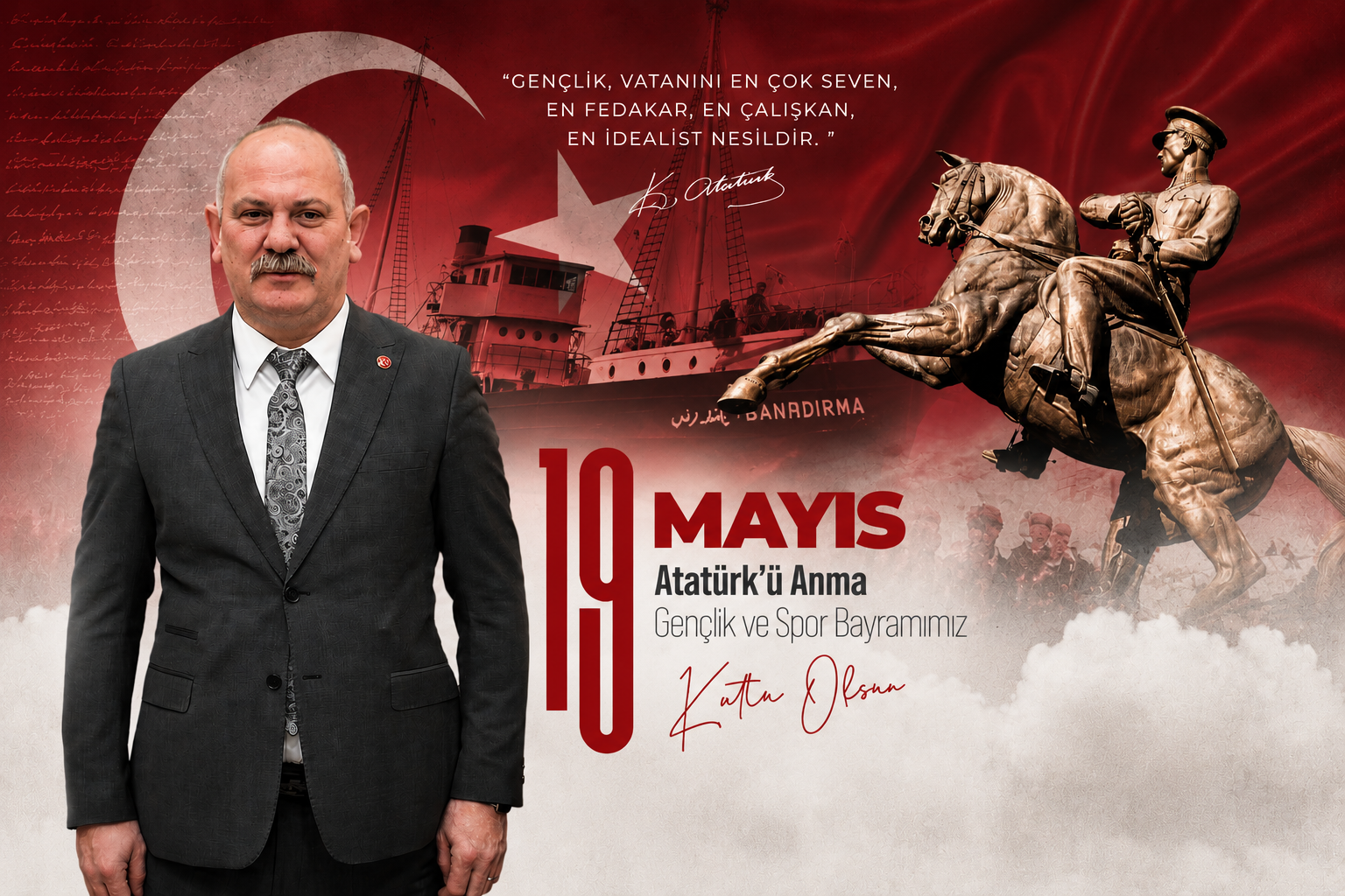 MHP Polatlı İlçe Başkanı Mehmet Aşcı’dan 19 Mayıs Mesajı