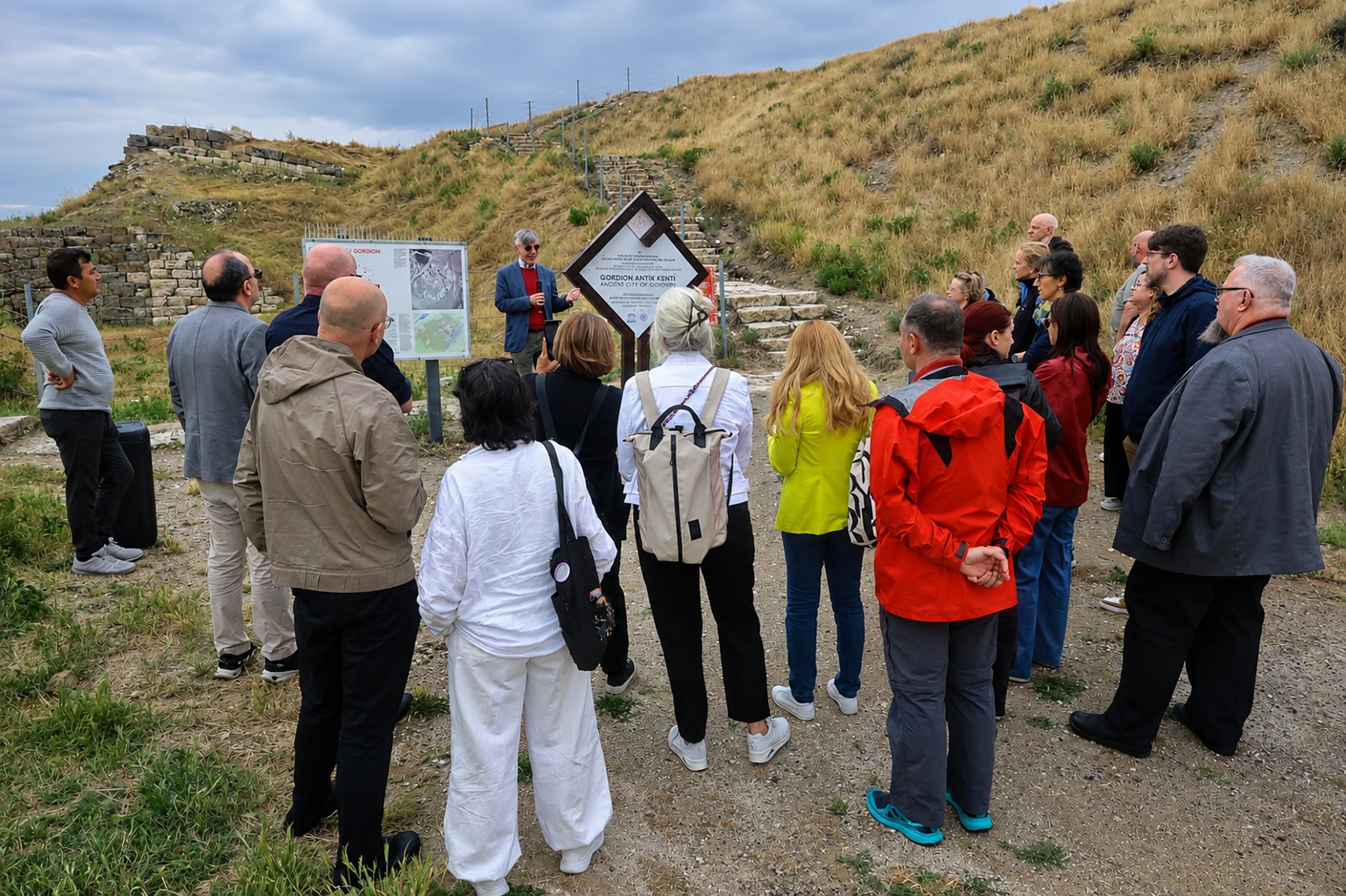 Avrupalı Gazeteciler Gordion'da: UNESCO Mirasını Yerinde İncelediler