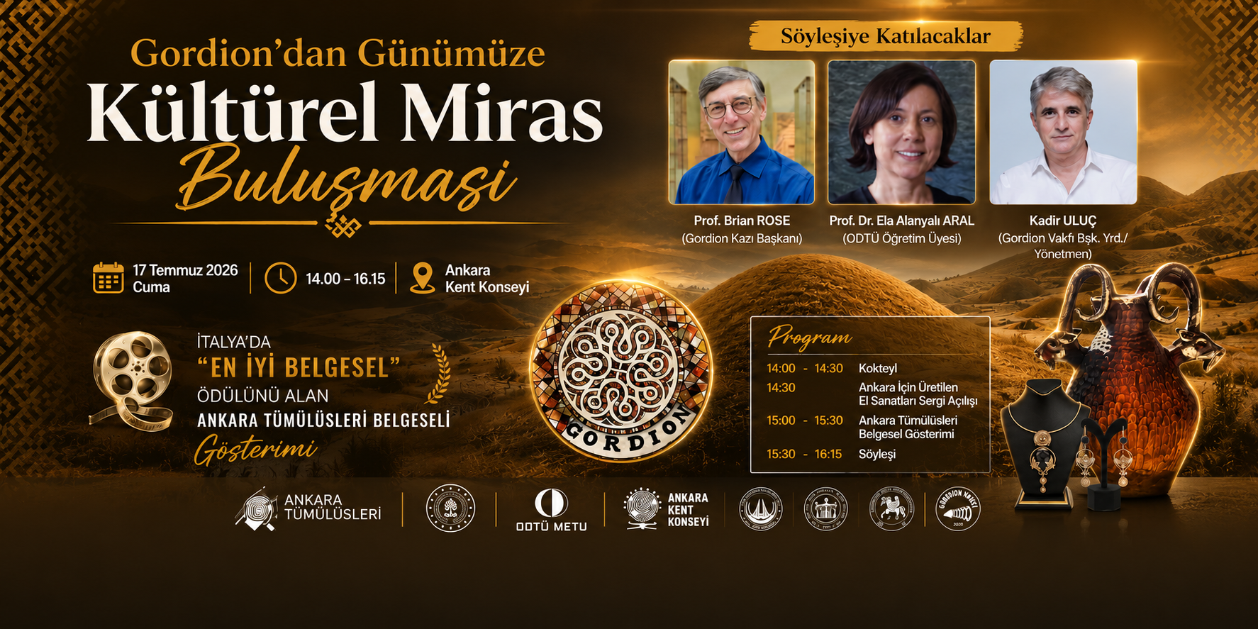 Gordion'un Hikâyesi Bilim, Sanat ve Belgeselle Anlatılacak